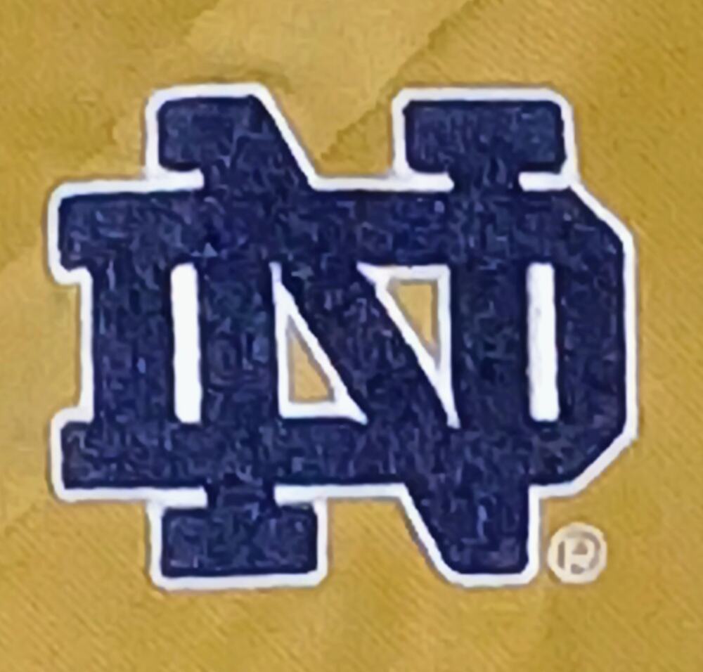 Under Armour Notre Dame Polo Shirt Men's Large Gold HeatGear Loose Fit NCAA Golf